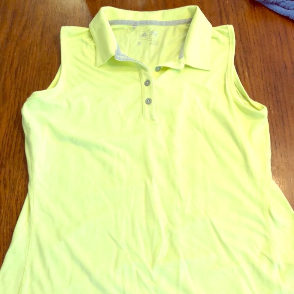 adidas sleeveless golf top